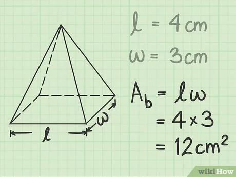 صورة عنوانها Calculate the Volume of a Pyramid Step 2