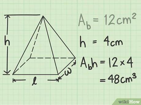 صورة عنوانها Calculate the Volume of a Pyramid Step 3