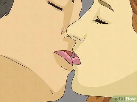 صورة عنوانها Practice French Kissing Step 6