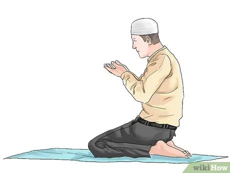 صورة عنوانها Pray in Islam Step 2