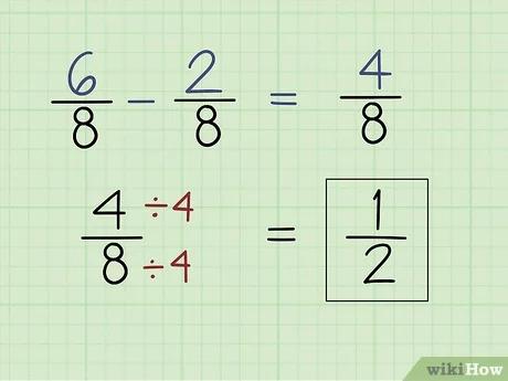صورة عنوانها Solve Fraction Questions in Math Step 7