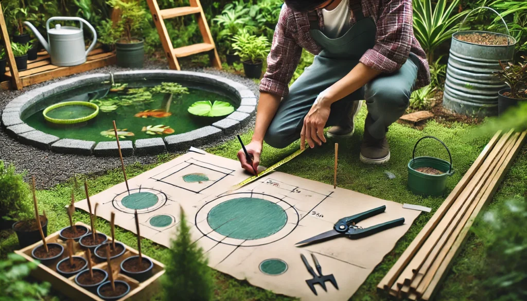 Tentukan Ukuran dan Bentuk Kolam